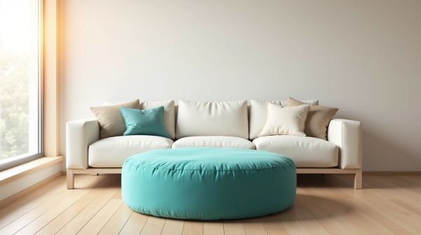 Idées déco pour meubler avec un pouf stylé et pratique
